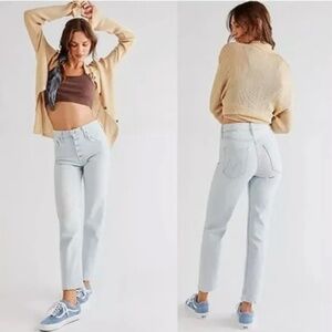 MOTHER Denim The Pixie Tomcat Ankle Size 29 Pina Colada Paradise Jeans
